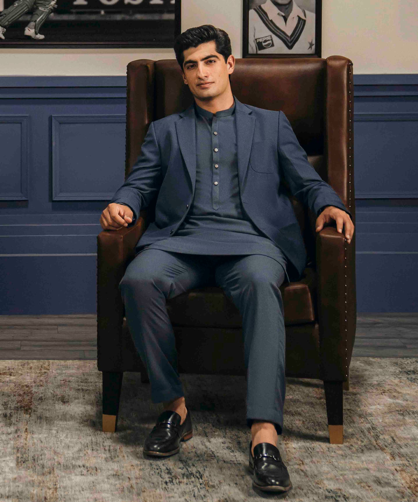 Sapphire - Luxury Blended Viscose Suit