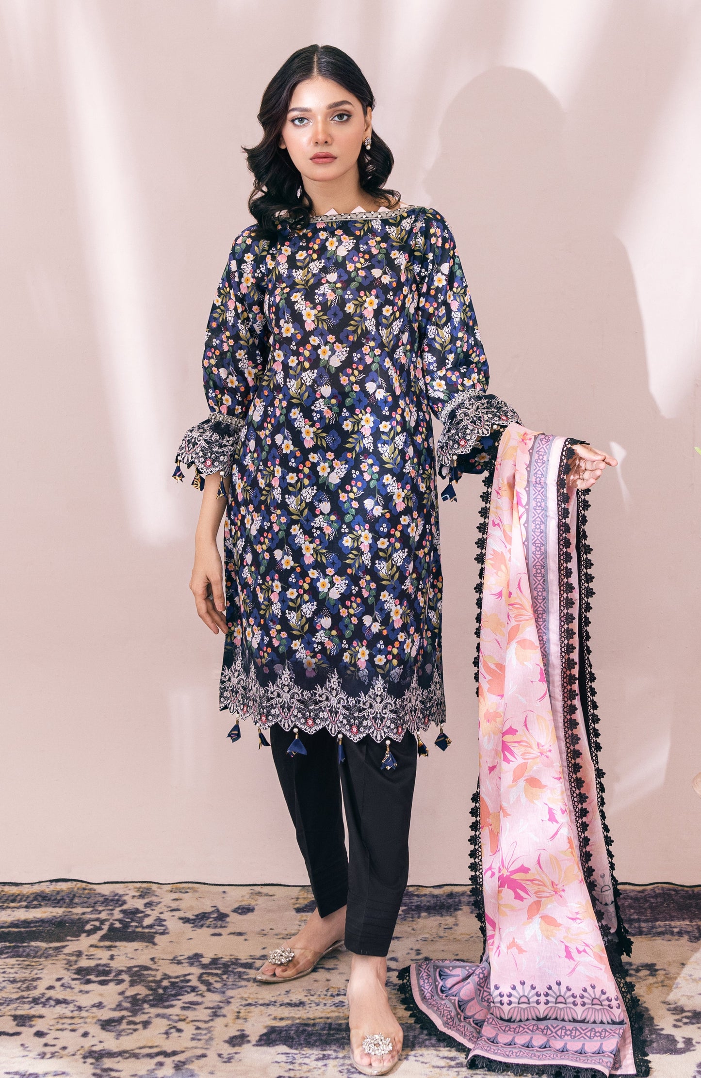 Alzohaib - 3-Piece Unstitched Digital Printed Cambric-MDP-23-05