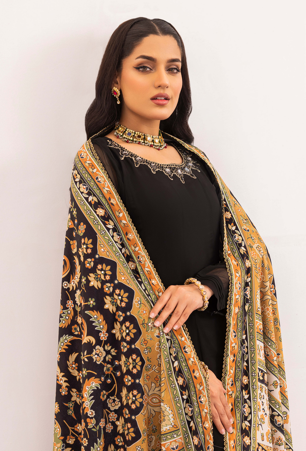 Adan's Libas - Adan's Velvet- Shawl 5441