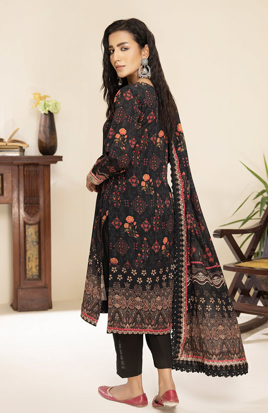 Alzohaib - 3-Piece Unstitched Digital Printed Lawn-CFD-23-02