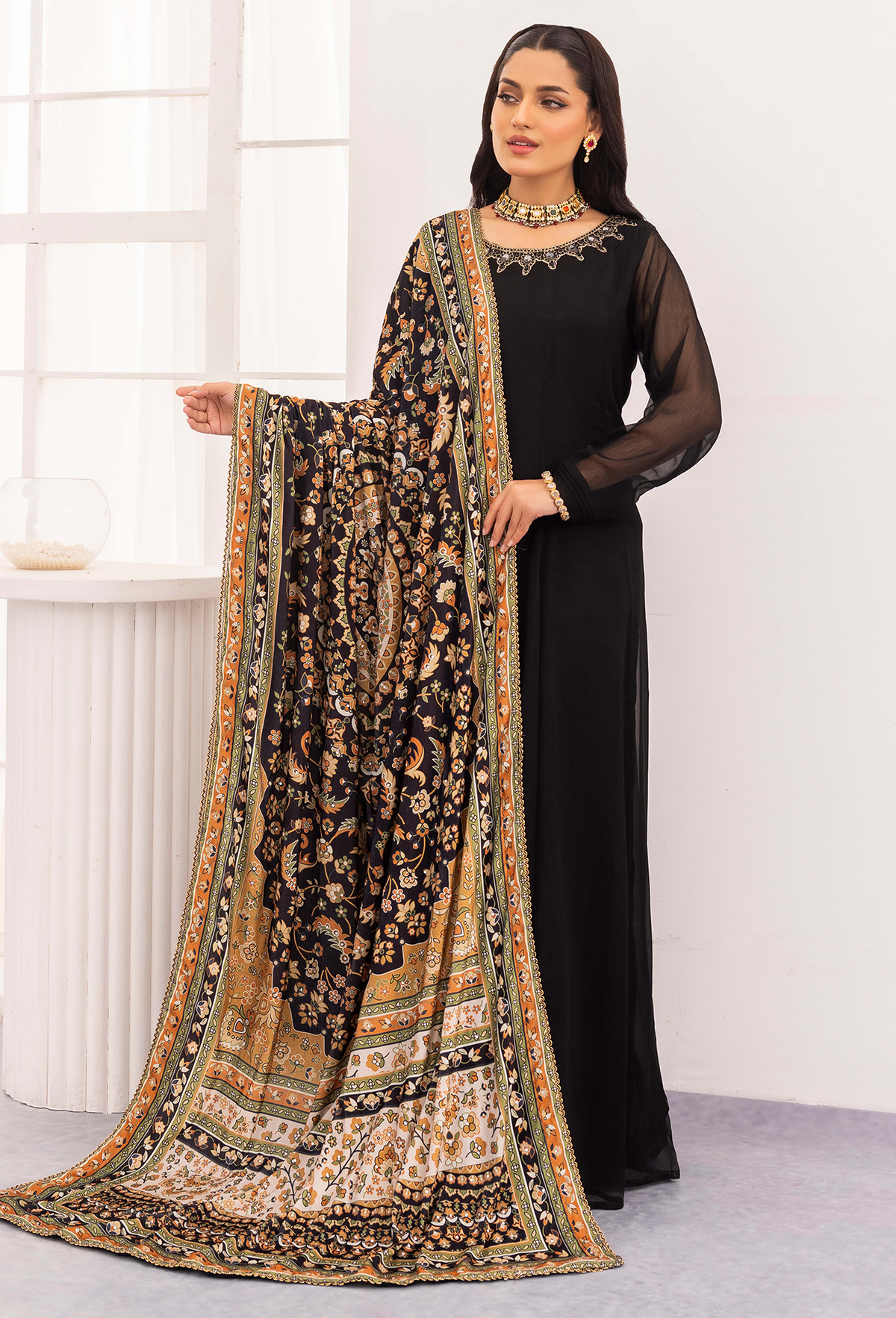 Adan's Libas - Adan's Velvet- Shawl 5441