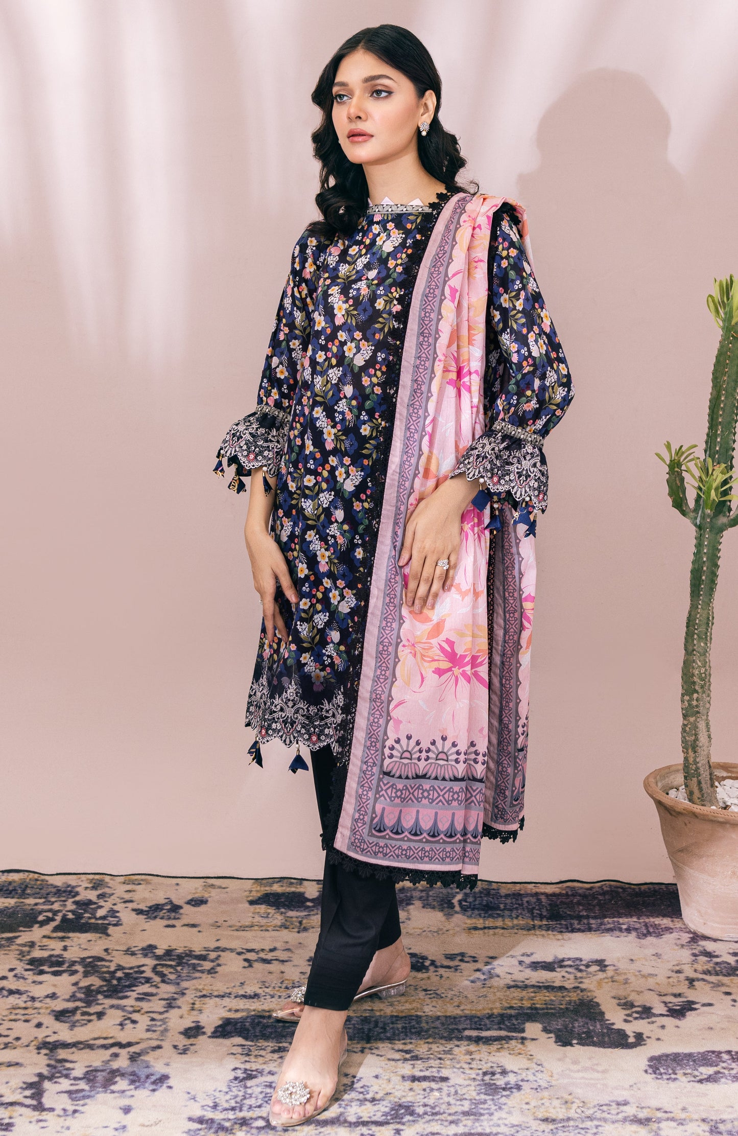 Alzohaib - 3-Piece Unstitched Digital Printed Cambric-MDP-23-05