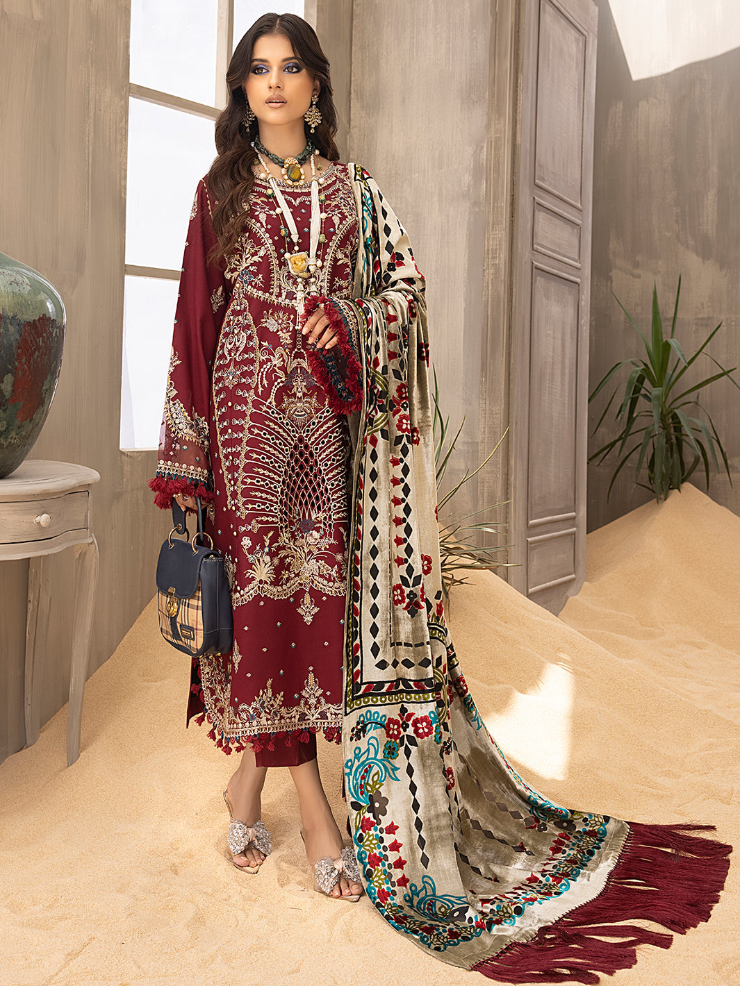 Binilyas - 505 - A | 3 PC KOTRAI UNSTITCH