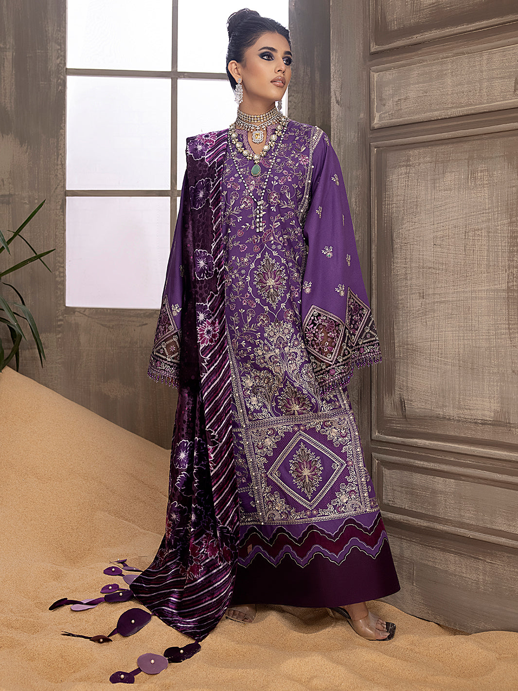 Binilyas - 506 - B | 3 PC KOTRAI UNSTITCH