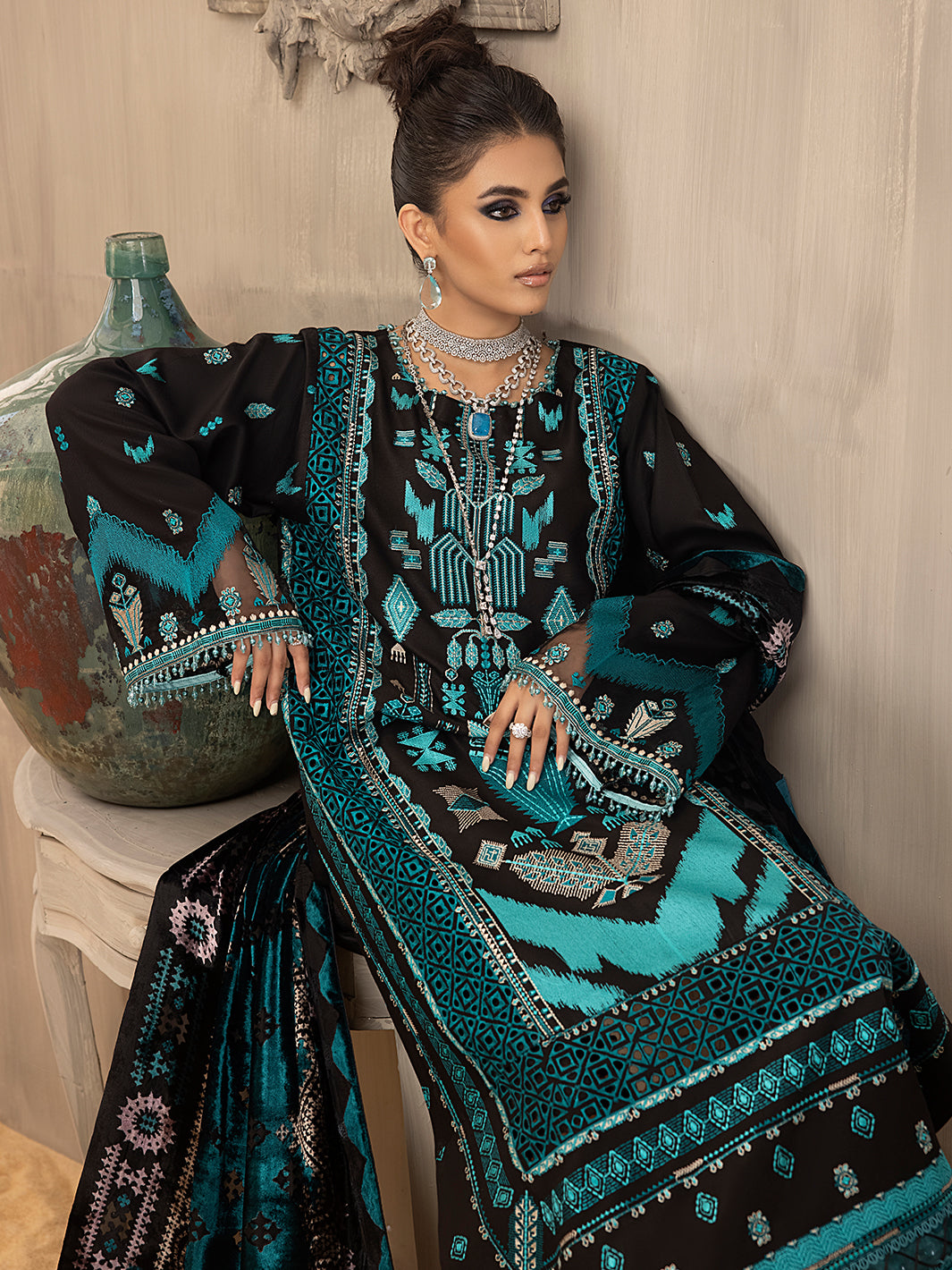 Binilyas - 507 - B | 3 PC KOTRAI UNSTITCH