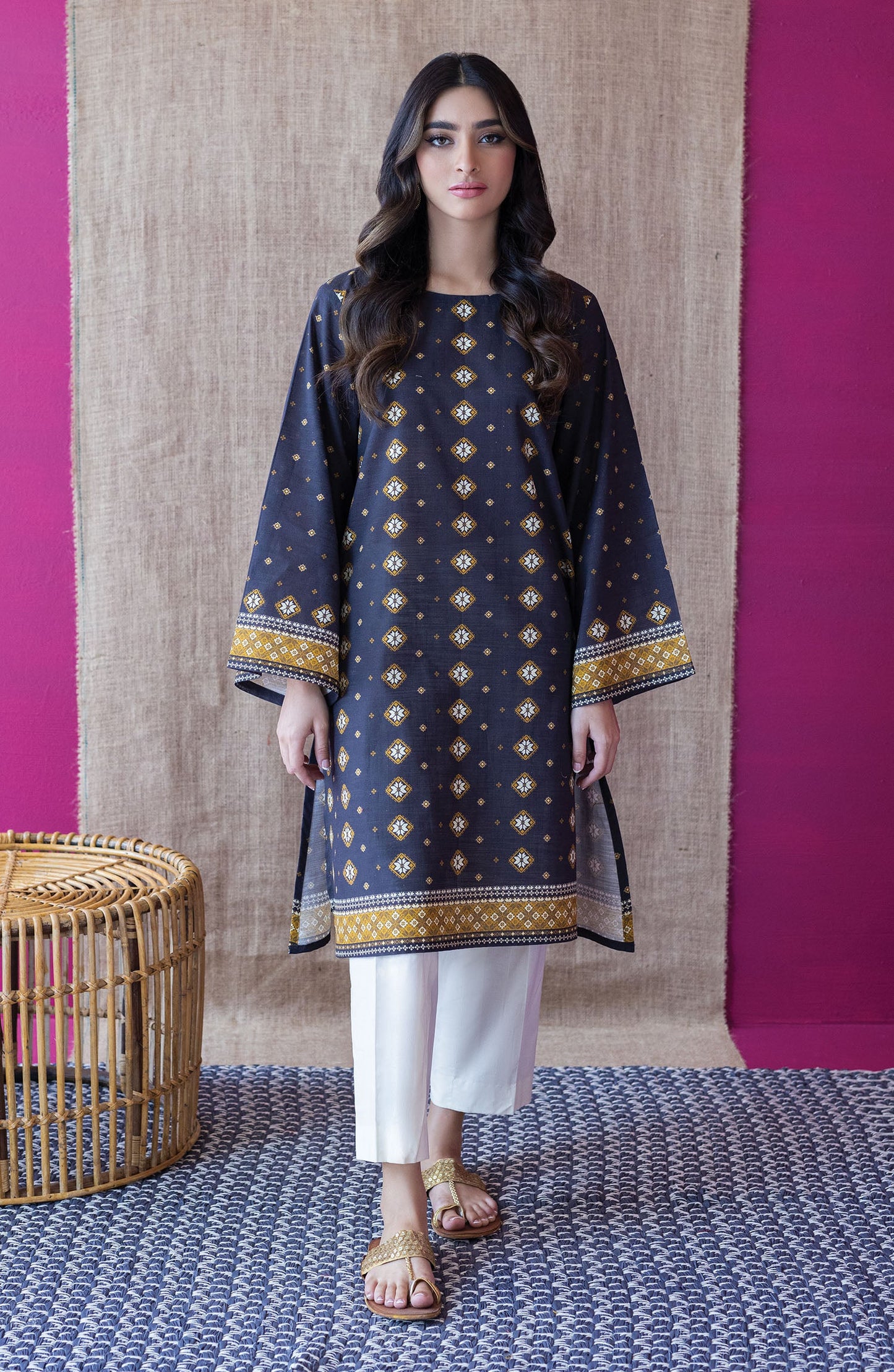 Orient - Stitched 1 Piece Printed Khaddar Shirt