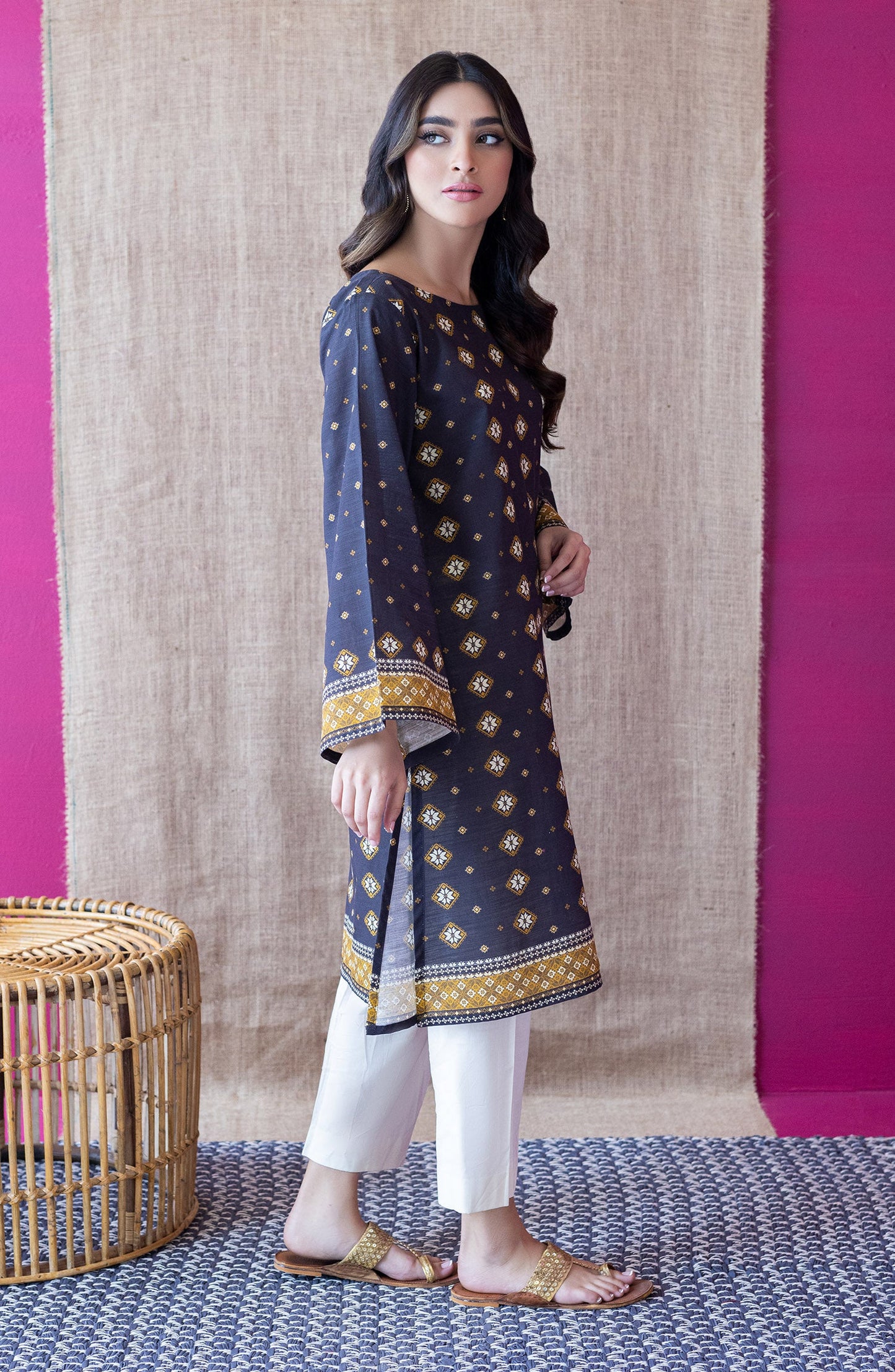 Orient - Stitched 1 Piece Printed Khaddar Shirt