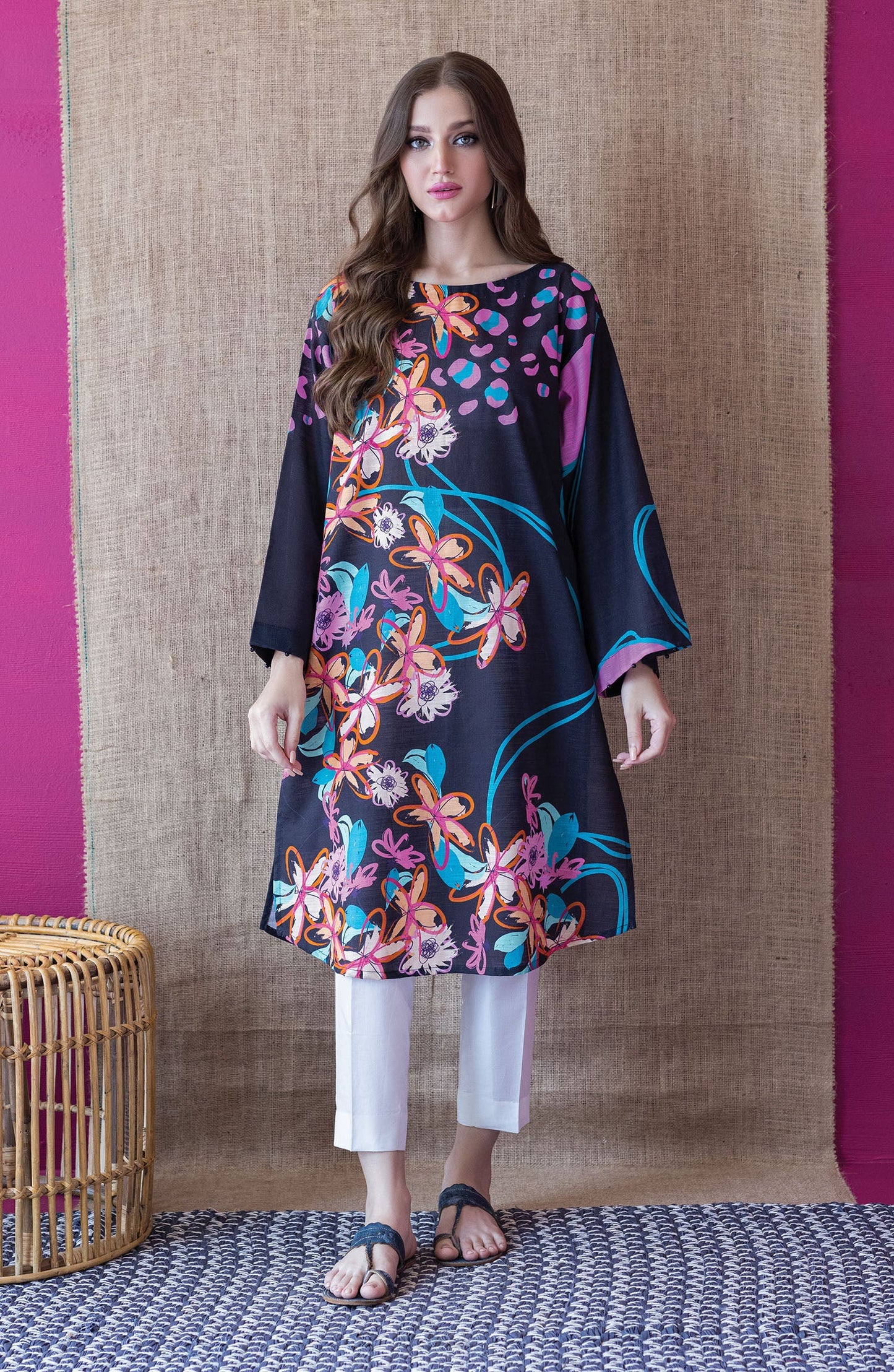 Orient - Stitched 1 Piece Printed Khaddar Shirt