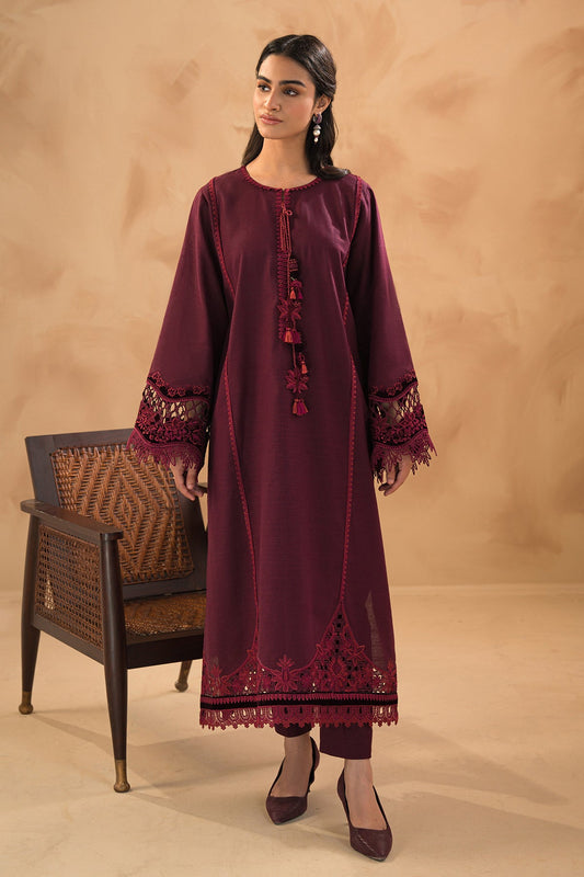 Baroque - EMBROIDERED SLUB KHADDAR UF-477