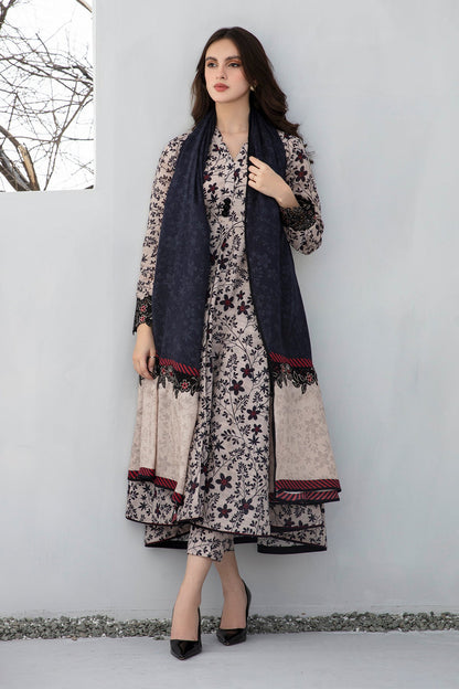 Baroque - PRINTED SLUB KHADDAR PR-866