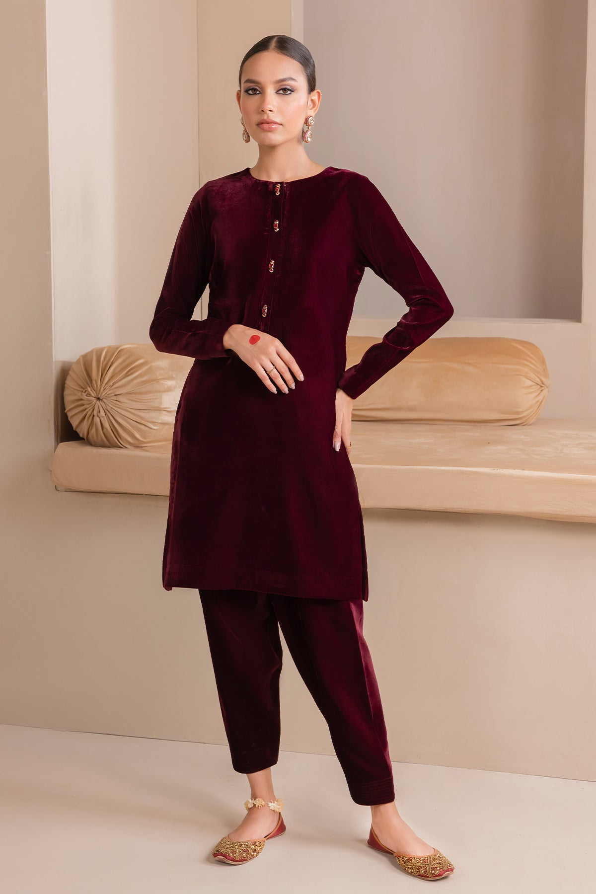 Baroque - SOLID VELVET SUIT  PR-850