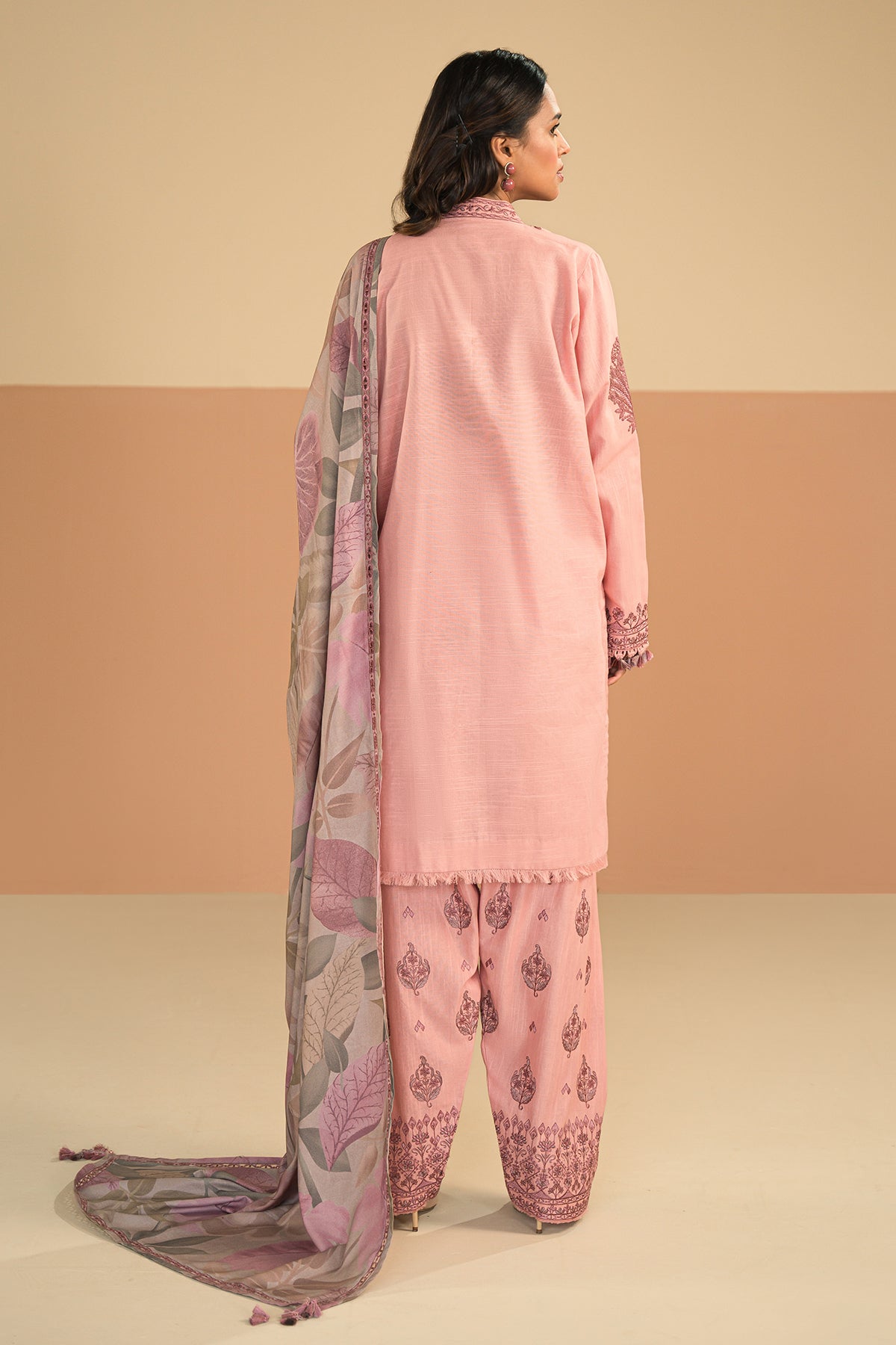 Baroque - EMBROIDERED SLUB KHADDAR UF-478