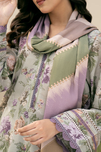 Baroque - DIGITAL PRINTED SLUB KHADDAR UF-488