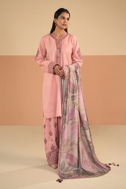 Baroque - EMBROIDERED SLUB KHADDAR UF-478