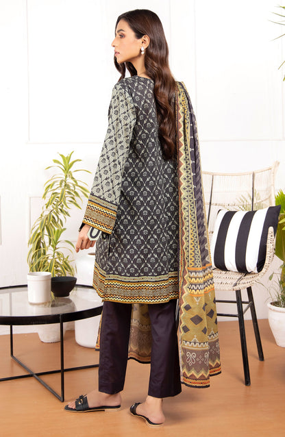 Orient - Unstitched 2 Piece Printed Lawn Shirt Dupatta