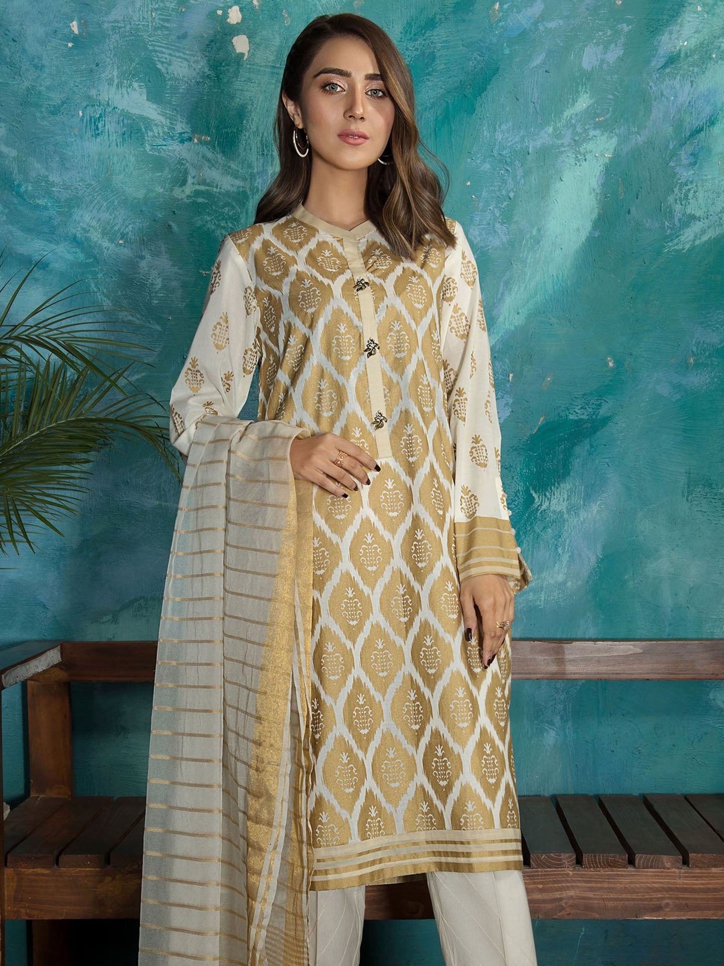 Limelight - 3 Piece Printed Lawn Suit