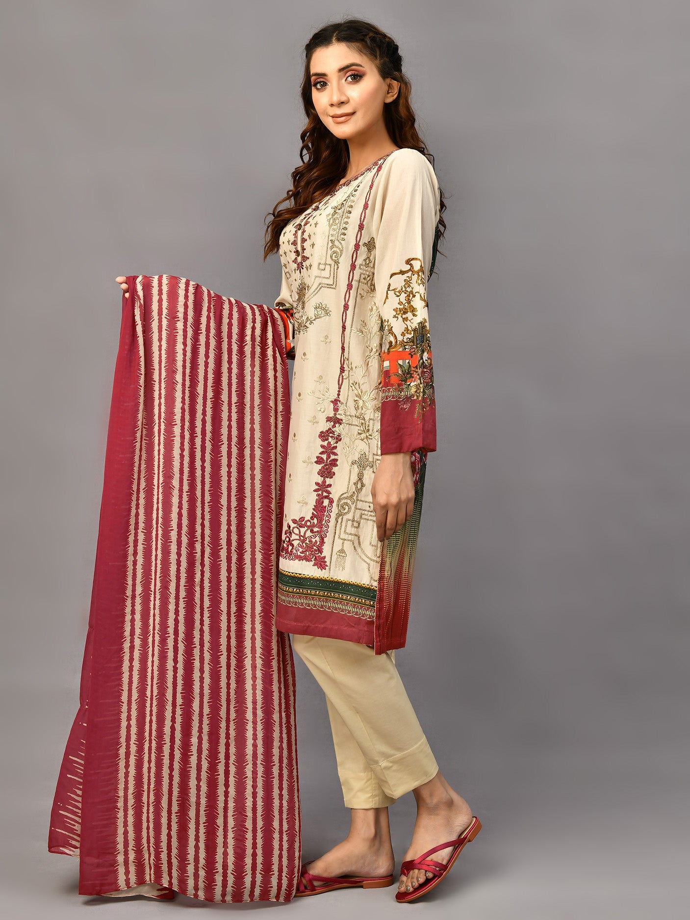 Limelight - Embroidered Lawn 2Piece Suit