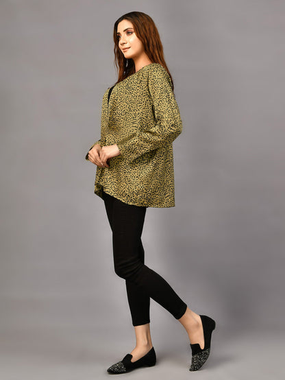 Limelight - Printed Silk Top