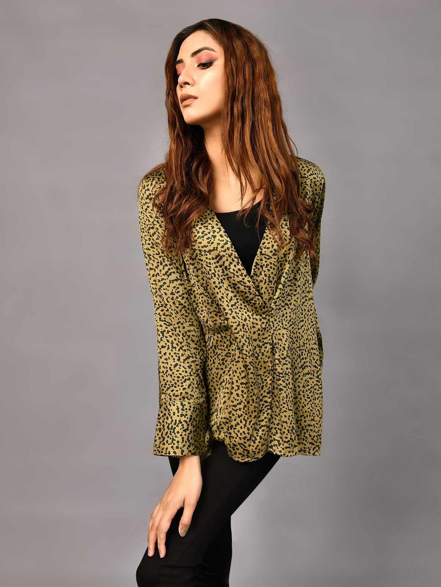 Limelight - Printed Silk Top