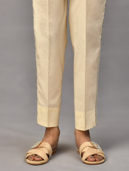 Embroidered Cambric Trousers