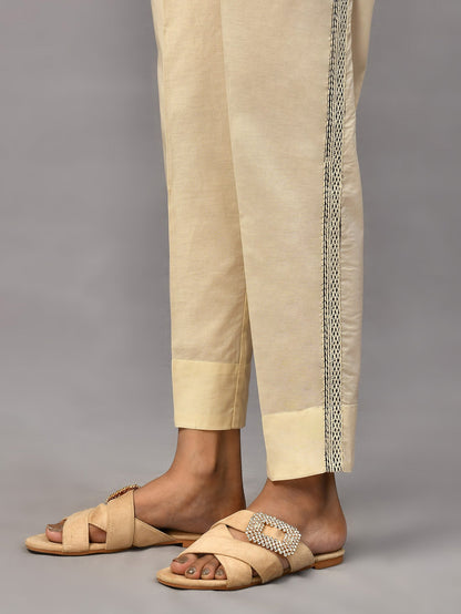 Embroidered Cambric Trousers