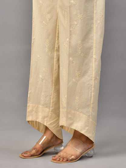 Embroidered Cambric Trouser