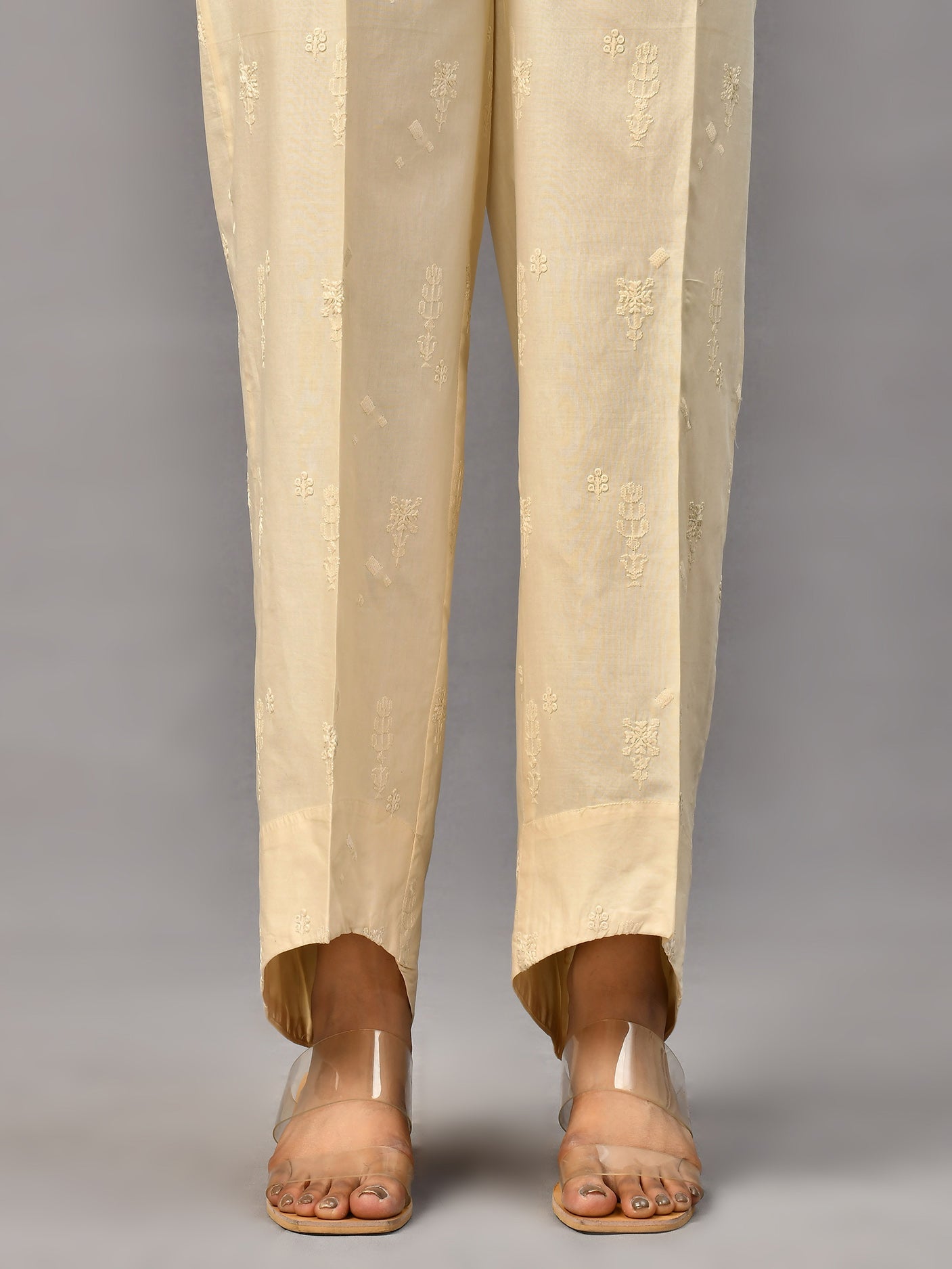 Embroidered Cambric Trouser