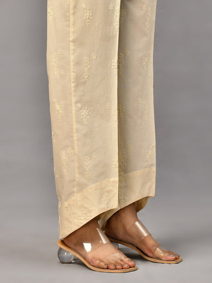 Embroidered Cambric Trouser