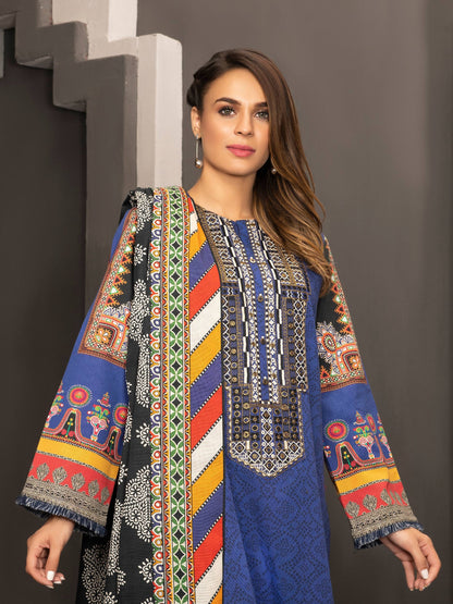 2 Piece Embroidered Khaddar Suit