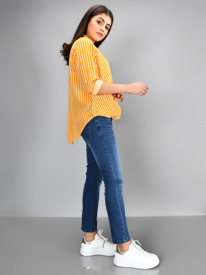 Limelight - Striped Shirt - Yellow