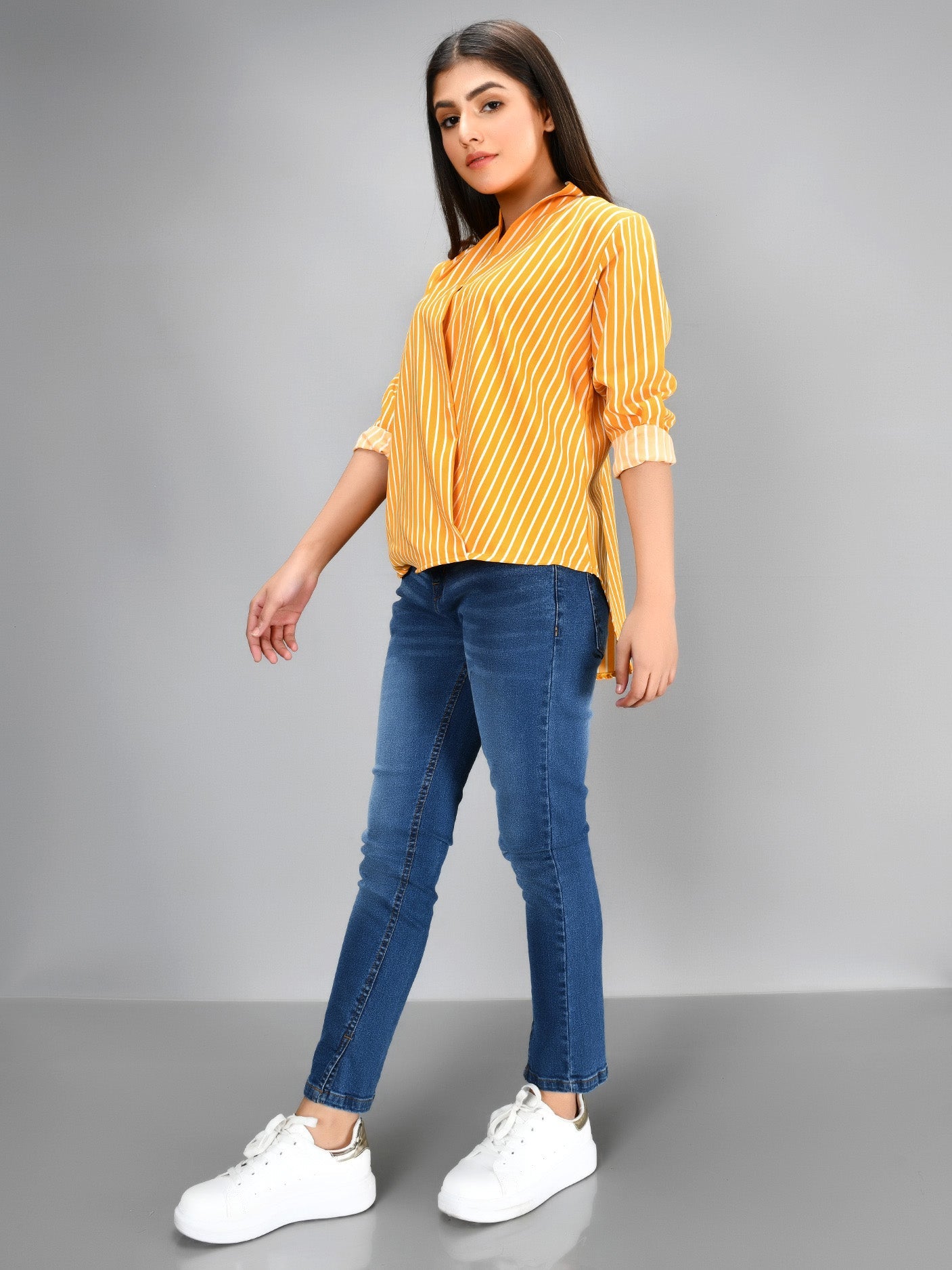 Limelight - Striped Shirt - Yellow