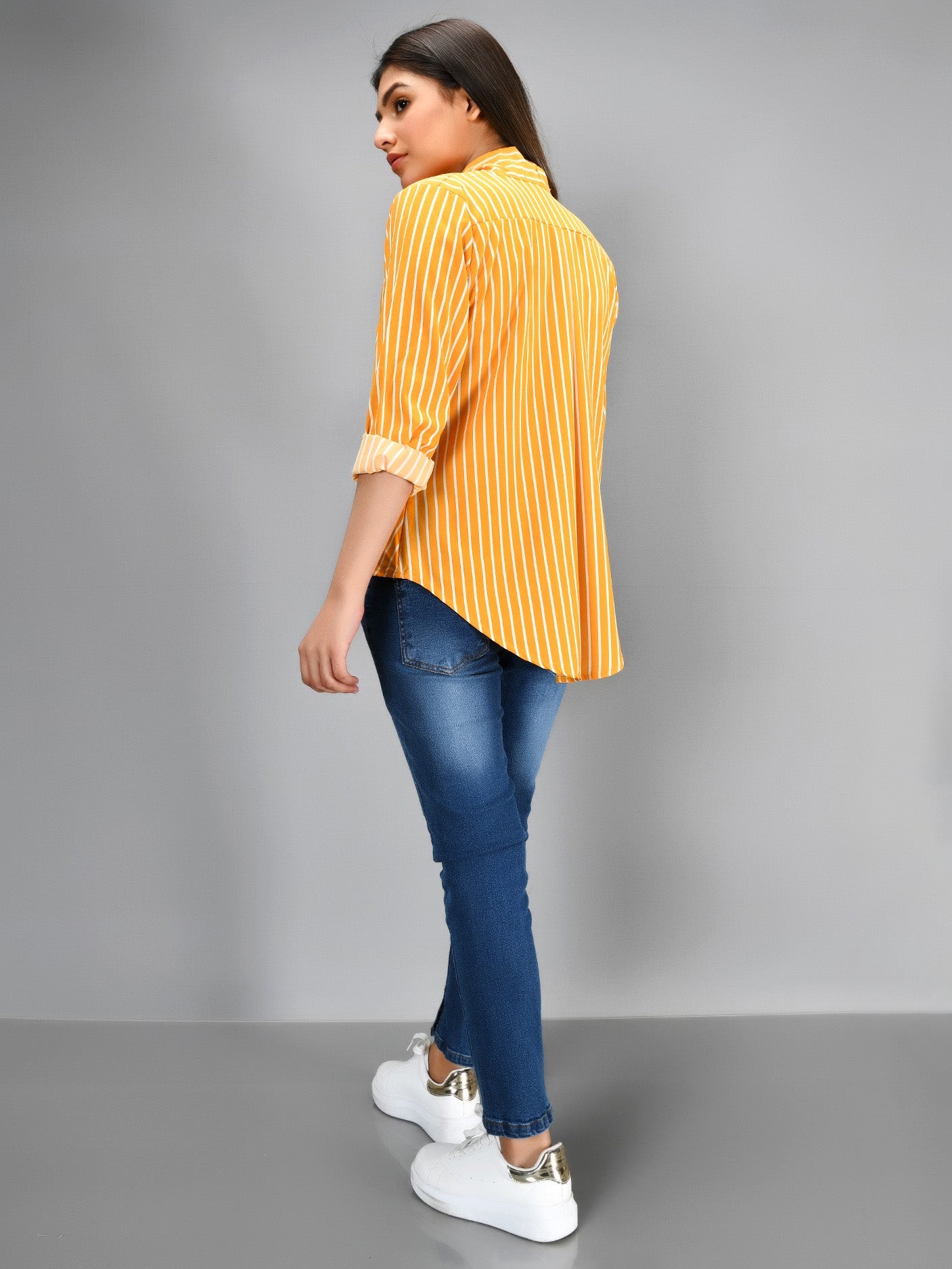 Limelight - Striped Shirt - Yellow