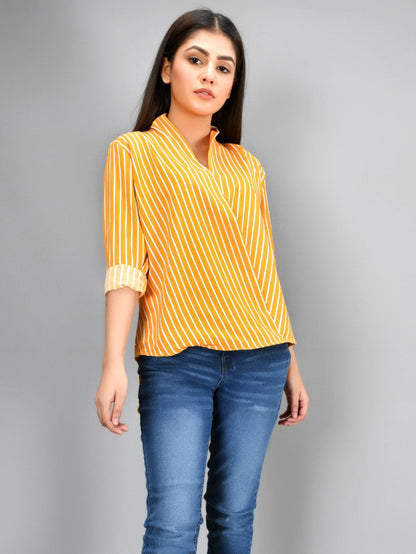 Limelight - Striped Shirt - Yellow