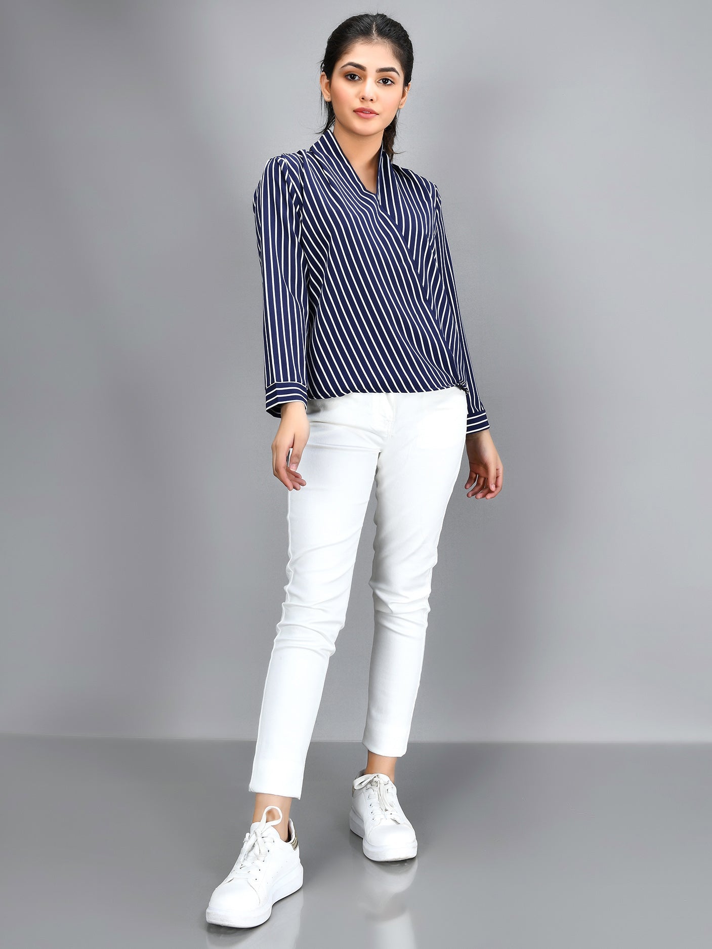 Limelight - Striped Shirt - Blue