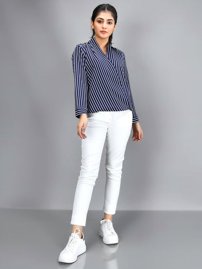 Limelight - Striped Shirt - Blue