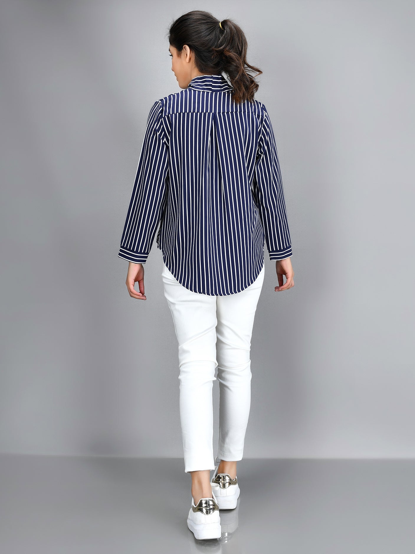 Limelight - Striped Shirt - Blue