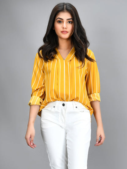 Limelight - Striped Shirt - Yellow