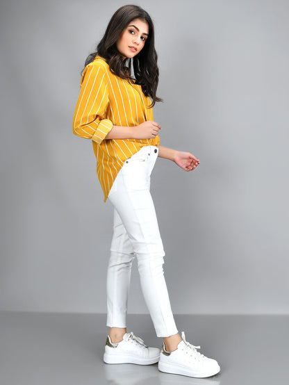 Limelight - Striped Shirt - Yellow