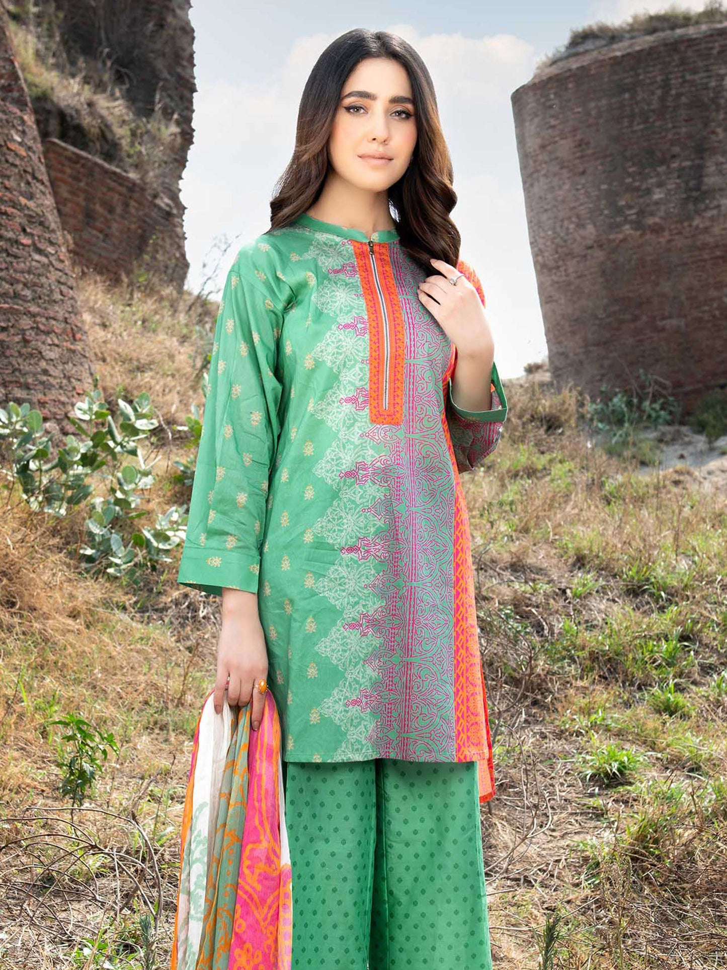 Limelight - 3 Piece Printed Lawn Suit
