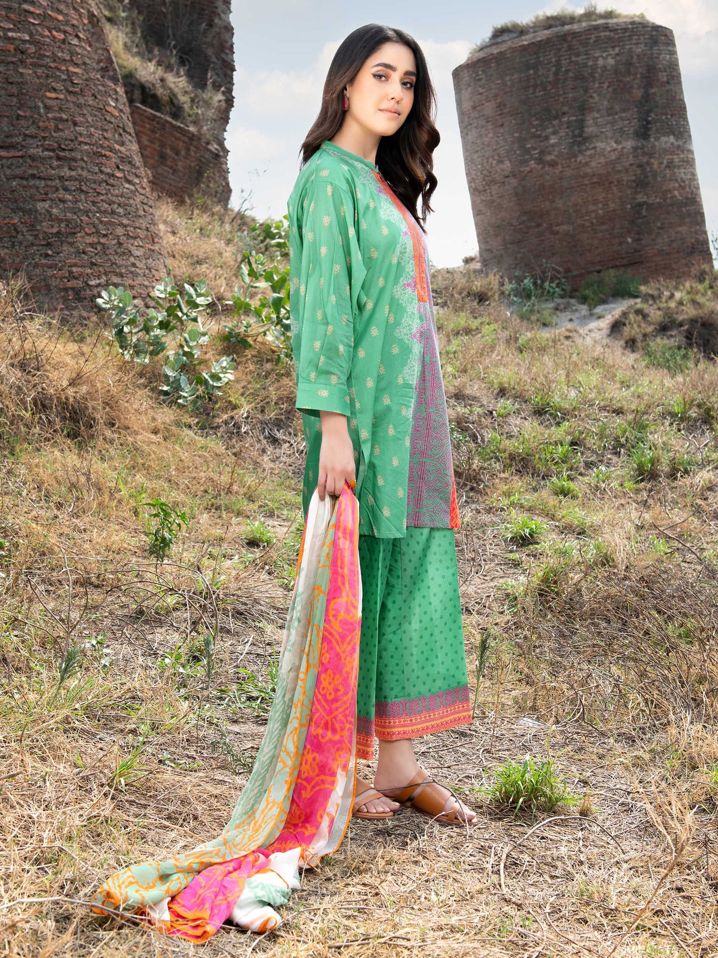 Limelight - 3 Piece Printed Lawn Suit