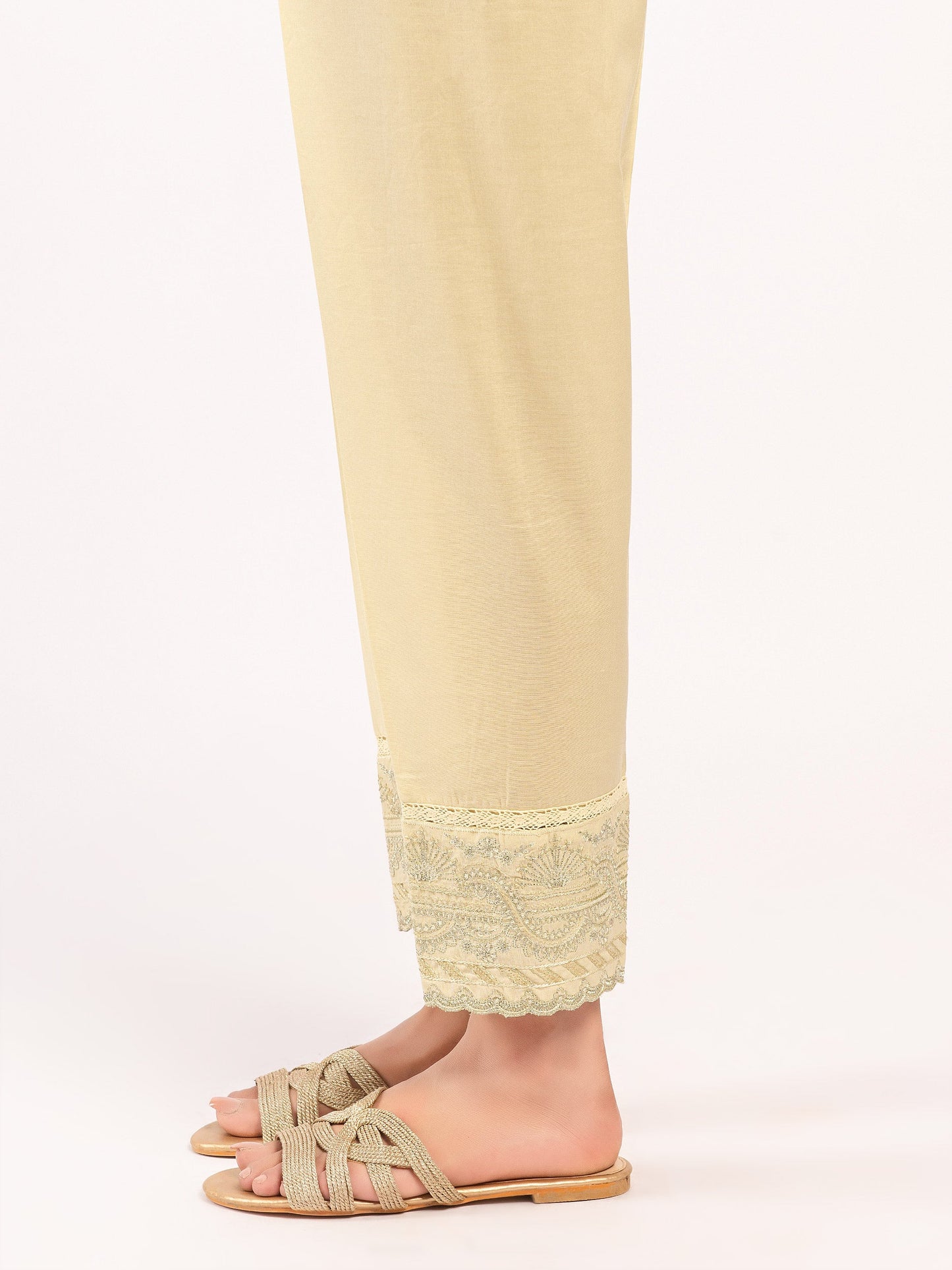 Embroidered Cambric Trousers