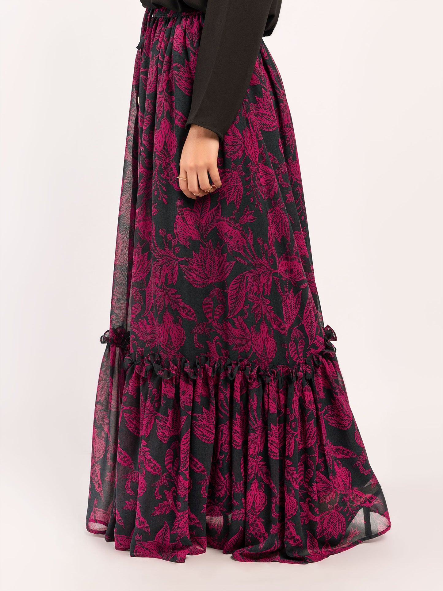 Limelight - Printed Chiffon Skirt