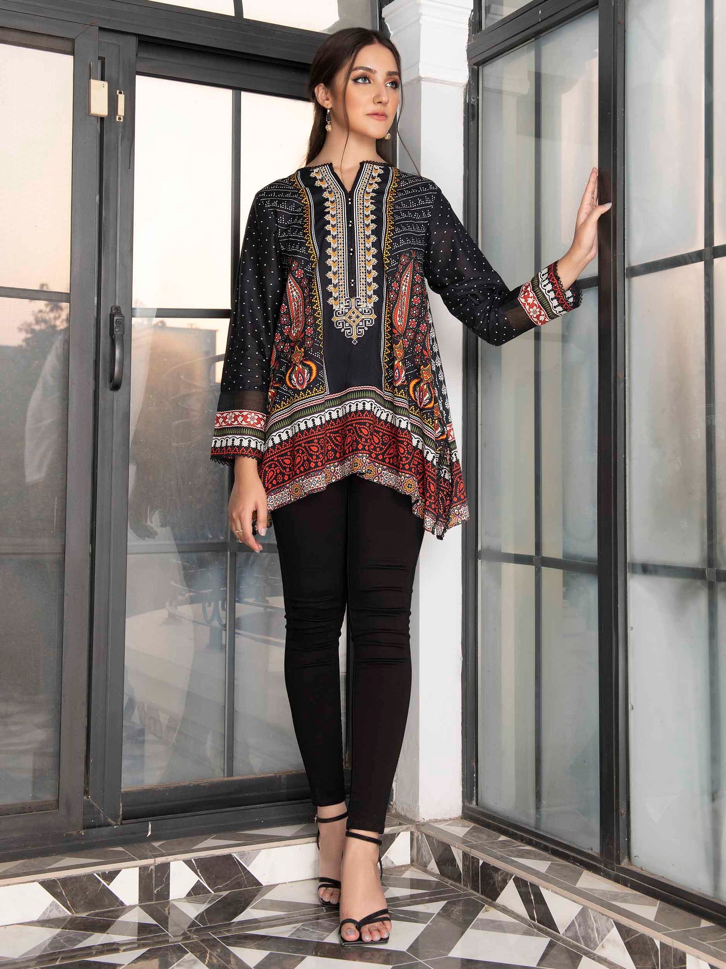 Limelight - Embroidered Top