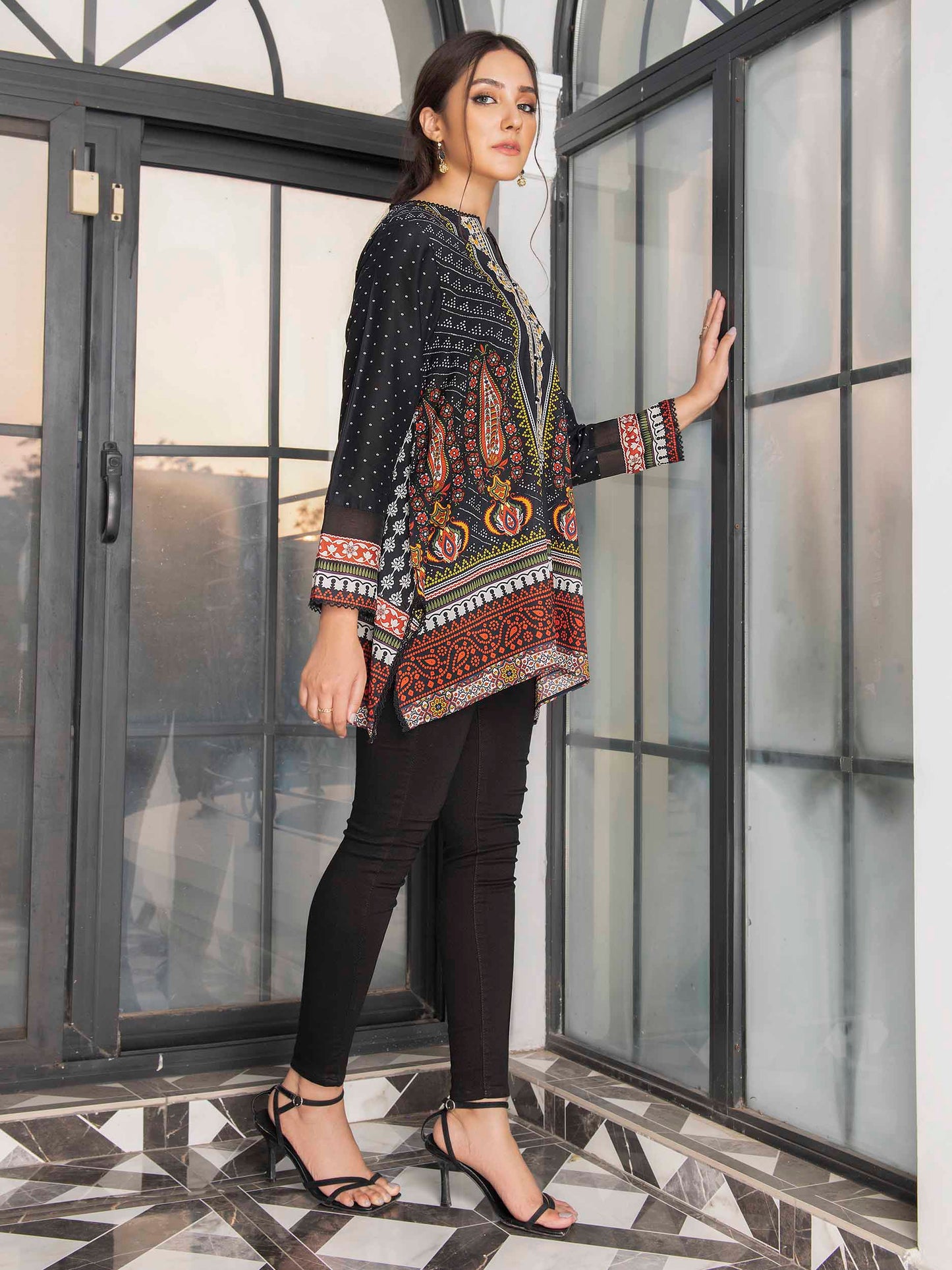 Limelight - Embroidered Top