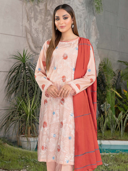 Limelight - 3 Piece Embroidered Jacquard Suit