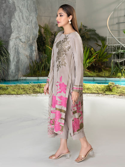 Limelight - 3 Piece Embroidered Jacquard Suit