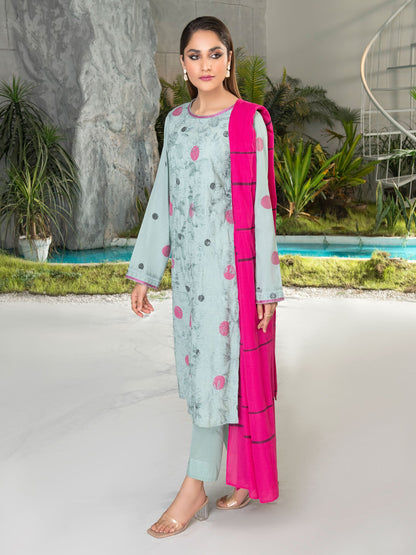 Limelight - 3 Piece Embroidered Jacquard Suit