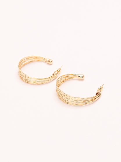 Limelight - Stacked C-Hoop Earrings