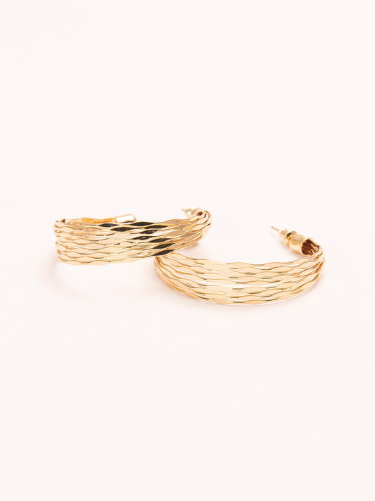 Limelight - Stacked C-Hoop Earrings