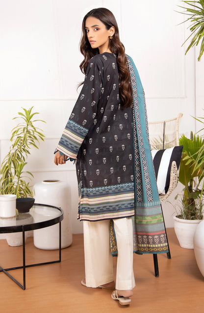 Orient - Unstitched 2 Piece Printed Lawn Shirt Dupatta